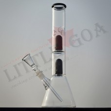 12inch Conical Bowl Double Percolator Glass Ice Bong