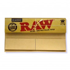 Raw Classic Connoisseur King Size Slim Paper With Tips