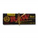 Raw Black Classic Connoisseur 1¼  Size With Tips Natural Original Rolling Paper