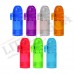 Acrylic Plastic Snuff Dispenser Snorter Bullet Rocket Shape Nasal Sniffer High Quality
