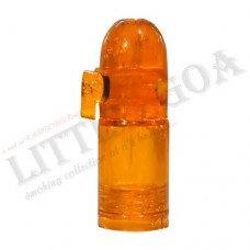 Acrylic Plastic Snuff Dispenser Snorter Bullet Rocket Shape Nasal Sniffer High Quality