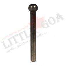 6.5cm Brass Single Nozzle Sniffer Silver