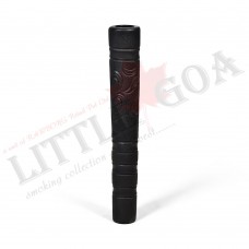 7inch Clay OM Design Black Chillum